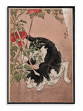 Cat with Tomato Plant