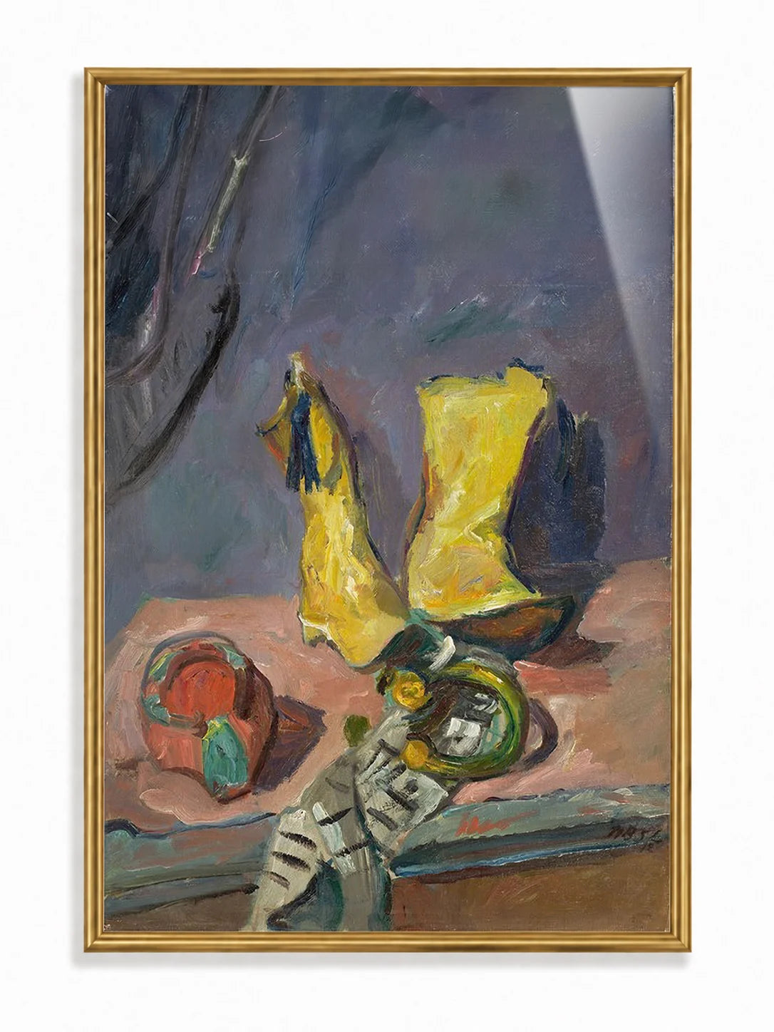 Still Life with Yellow Boots