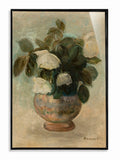 White Roses in Earthenware
