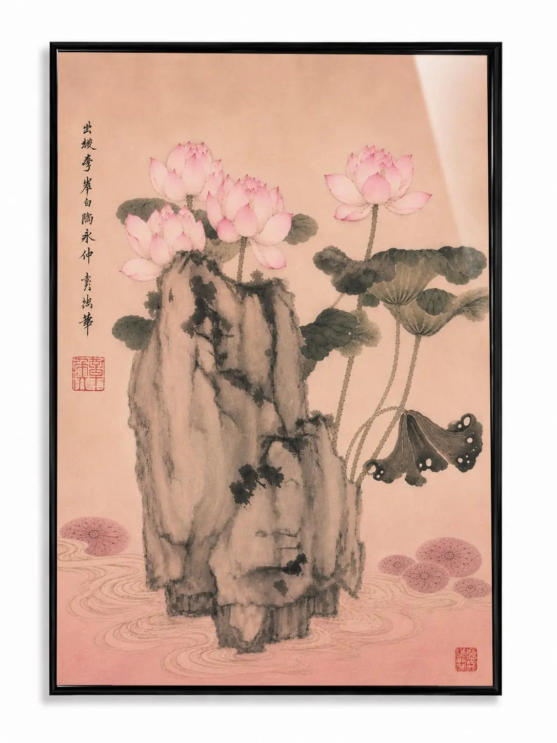 Lotus and Rocks