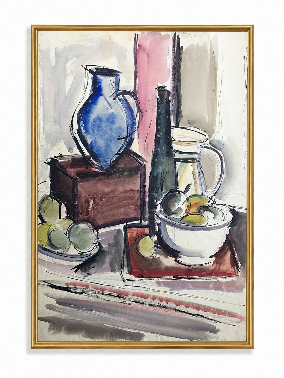 Blue Vessel Still Life