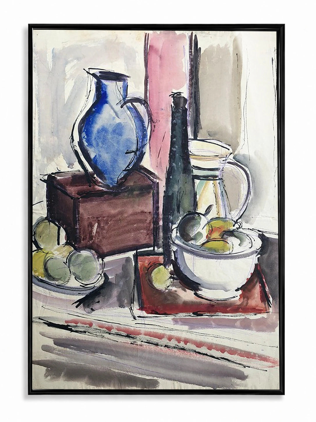 Blue Vessel Still Life